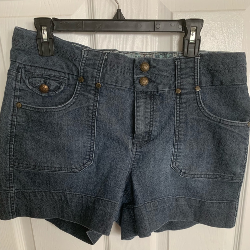 Dark Blue Denim Shorts size 14